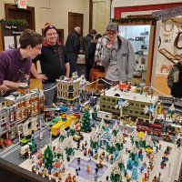 LEGO Holiday Village from "Festive Favorites: Lights & LEGO" exhibit LEGO Holiday Village from "Festive Favorites: Lights & LEGO" exhibit