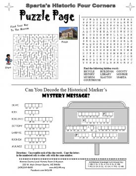 Four corners arch fun worksheet general visitors non school for website